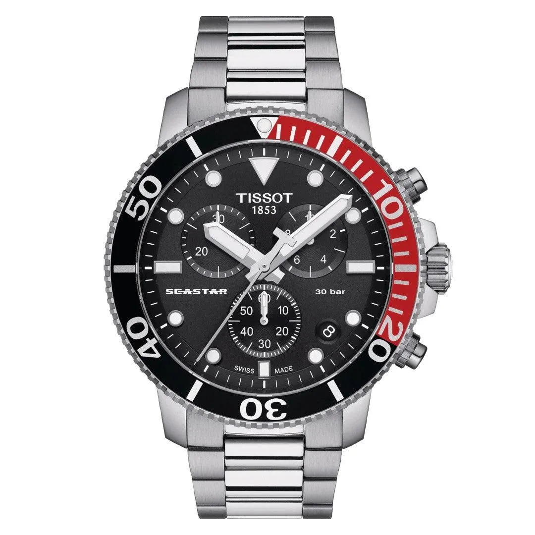 Tissot watch Seastar 1000 Chronograph 45mm Quartz Steel T120.417.11.051.01