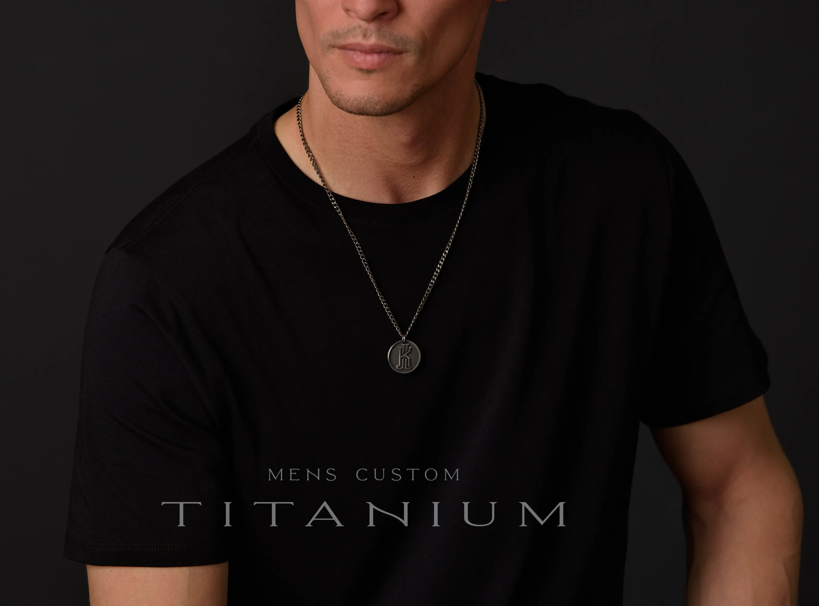 TITANIUM Custom Spartan Necklace