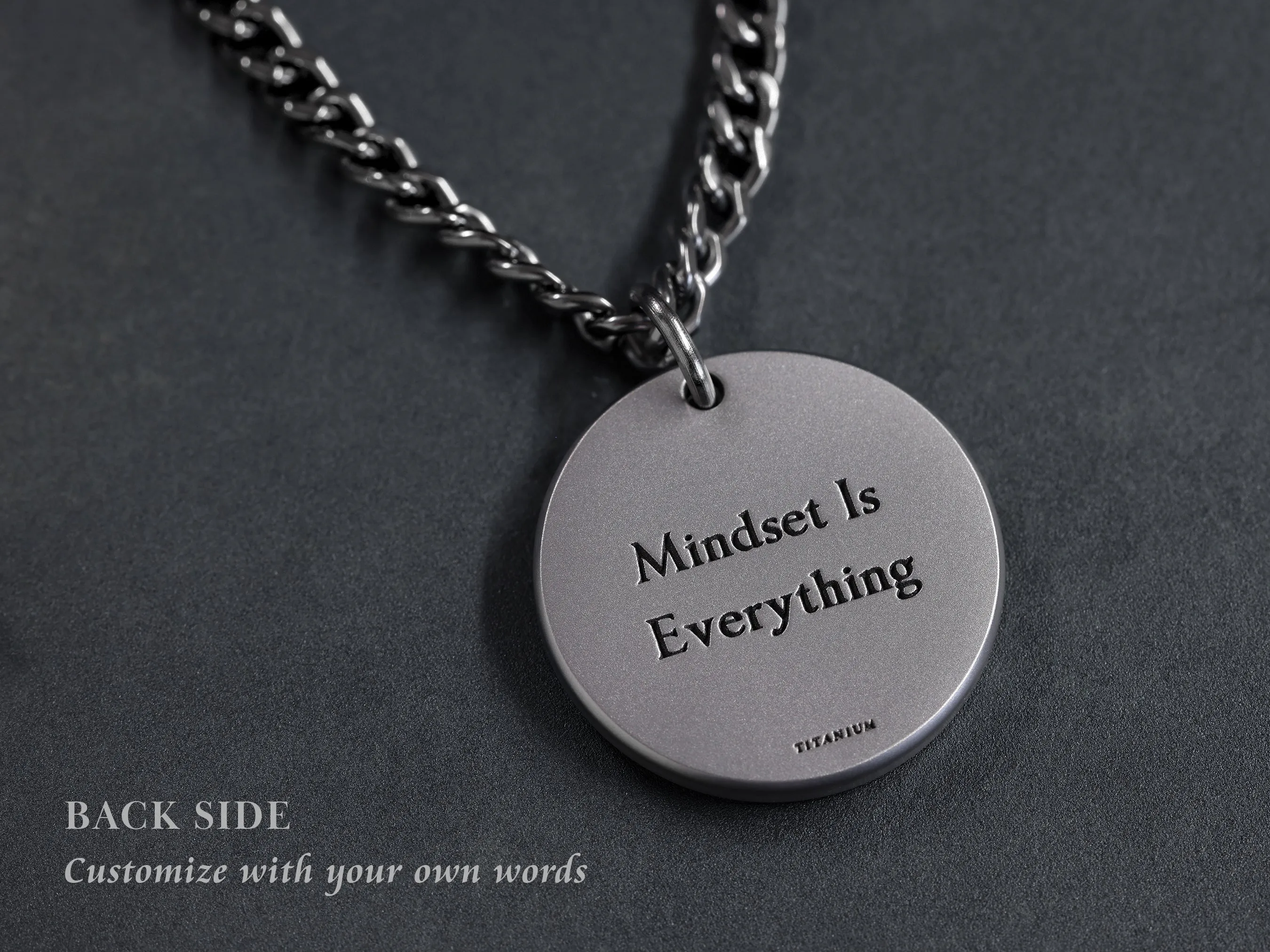 TITANIUM Five Fold Cross Necklace