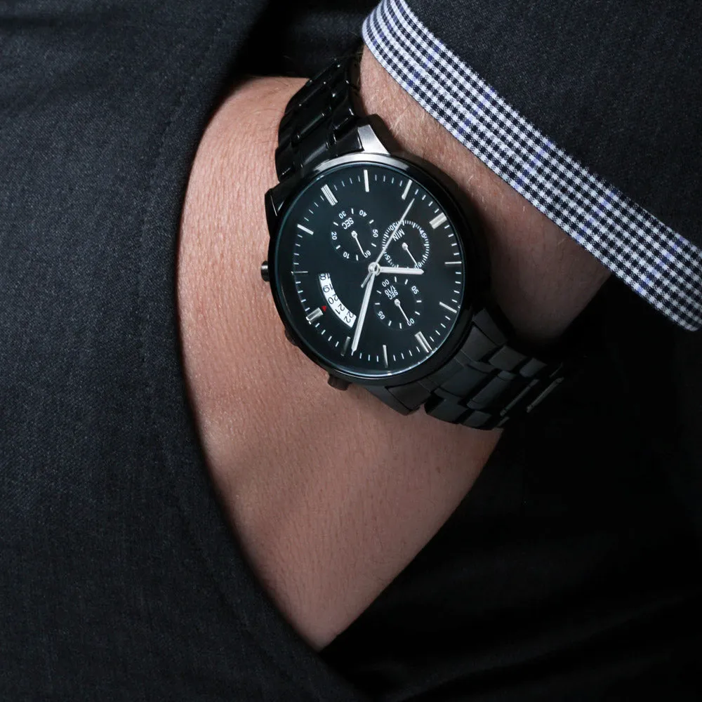 To My Stepdad Gift Watch From Stepdaughter,stepson - Greatest in the Galaxy