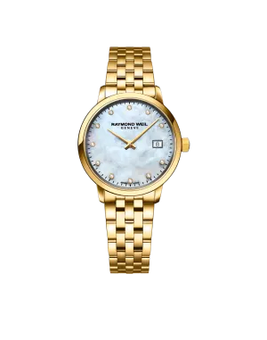 Toccata Classic Ladies Gold Diamond Steel Watch