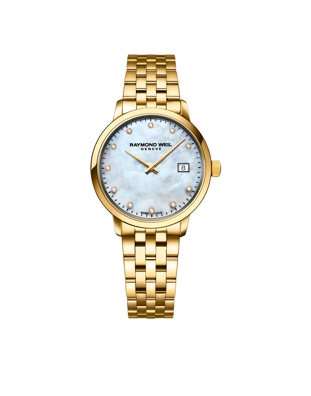 Toccata Classic Ladies Gold Diamond Steel Watch