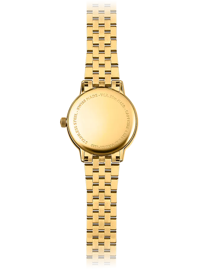 Toccata Classic Ladies Gold Diamond Steel Watch