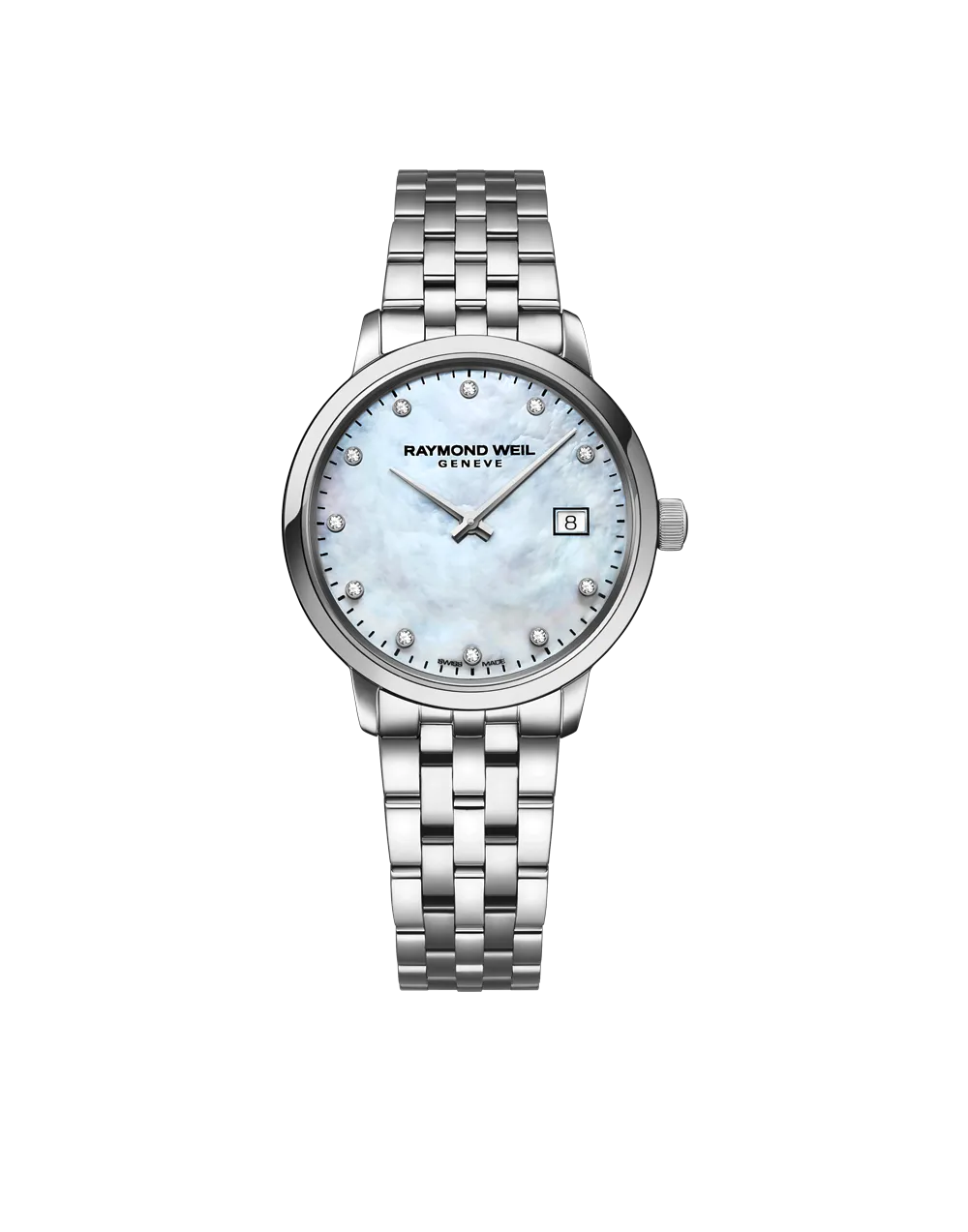 Toccata Ladies White Mother-of-Pearl Diamond Quartz Watch