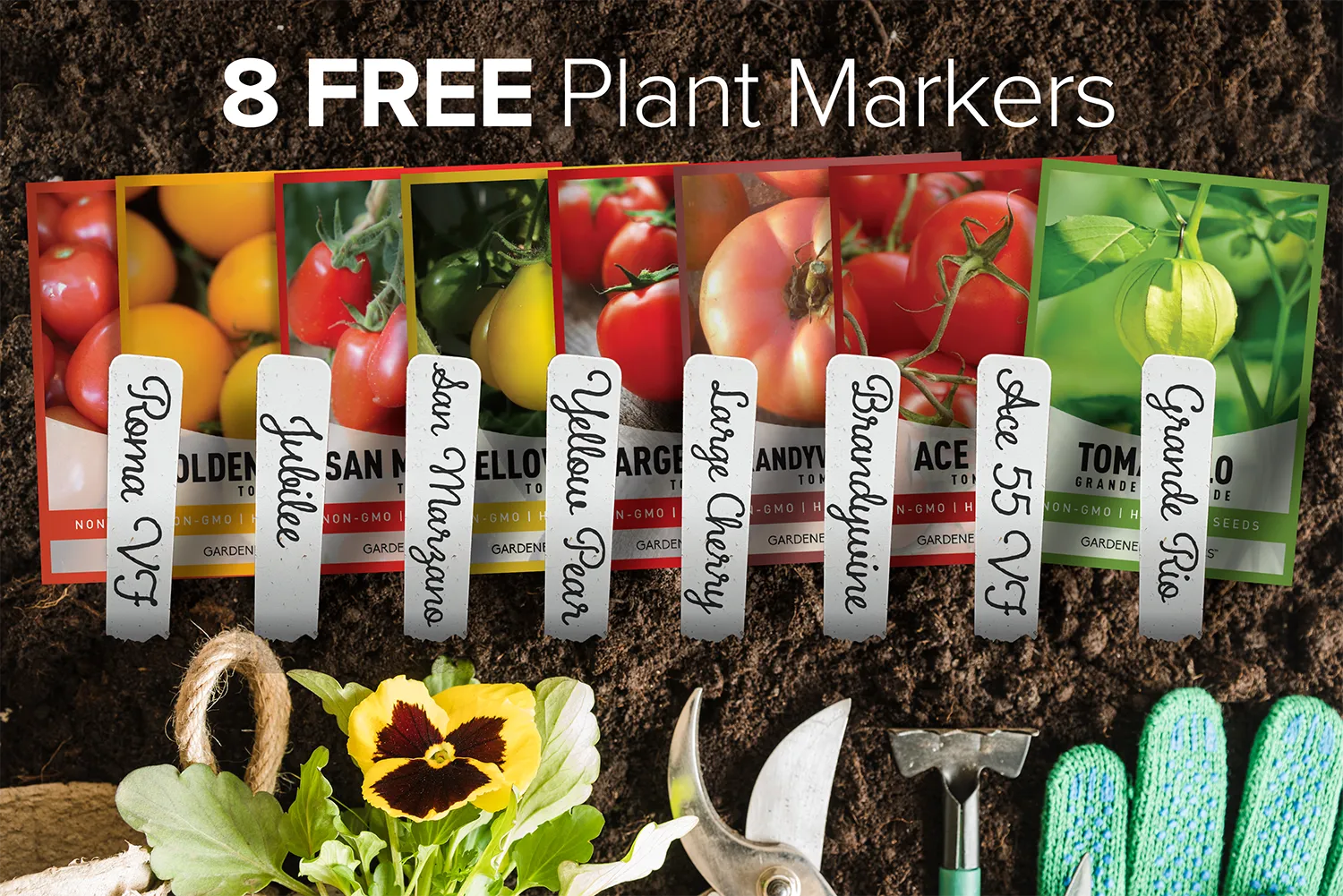 Tomato Seed Assortment | 8 Variety Pack