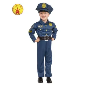 Top Cop Deluxe Policeman Costume Size S