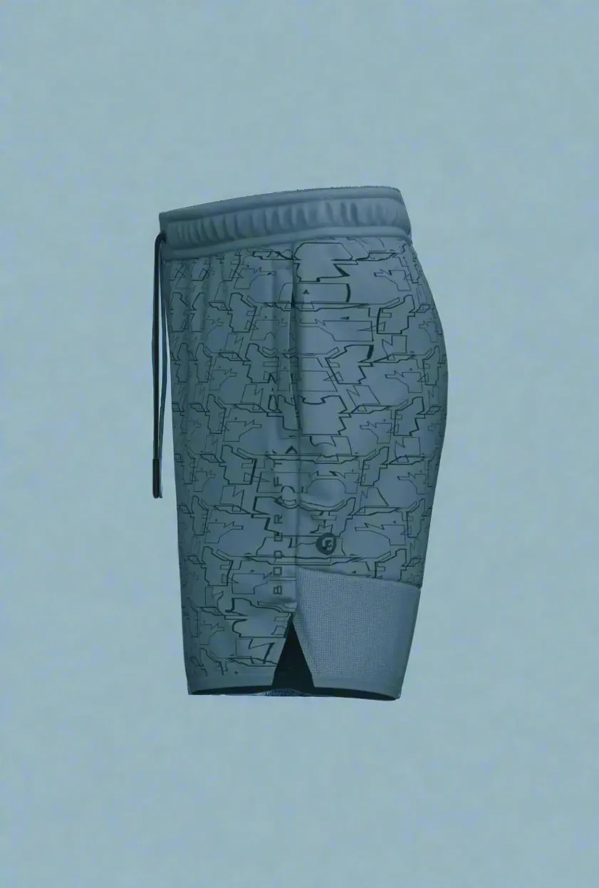 Total War Endgame Graphic Print SweatShort - Yale Blue