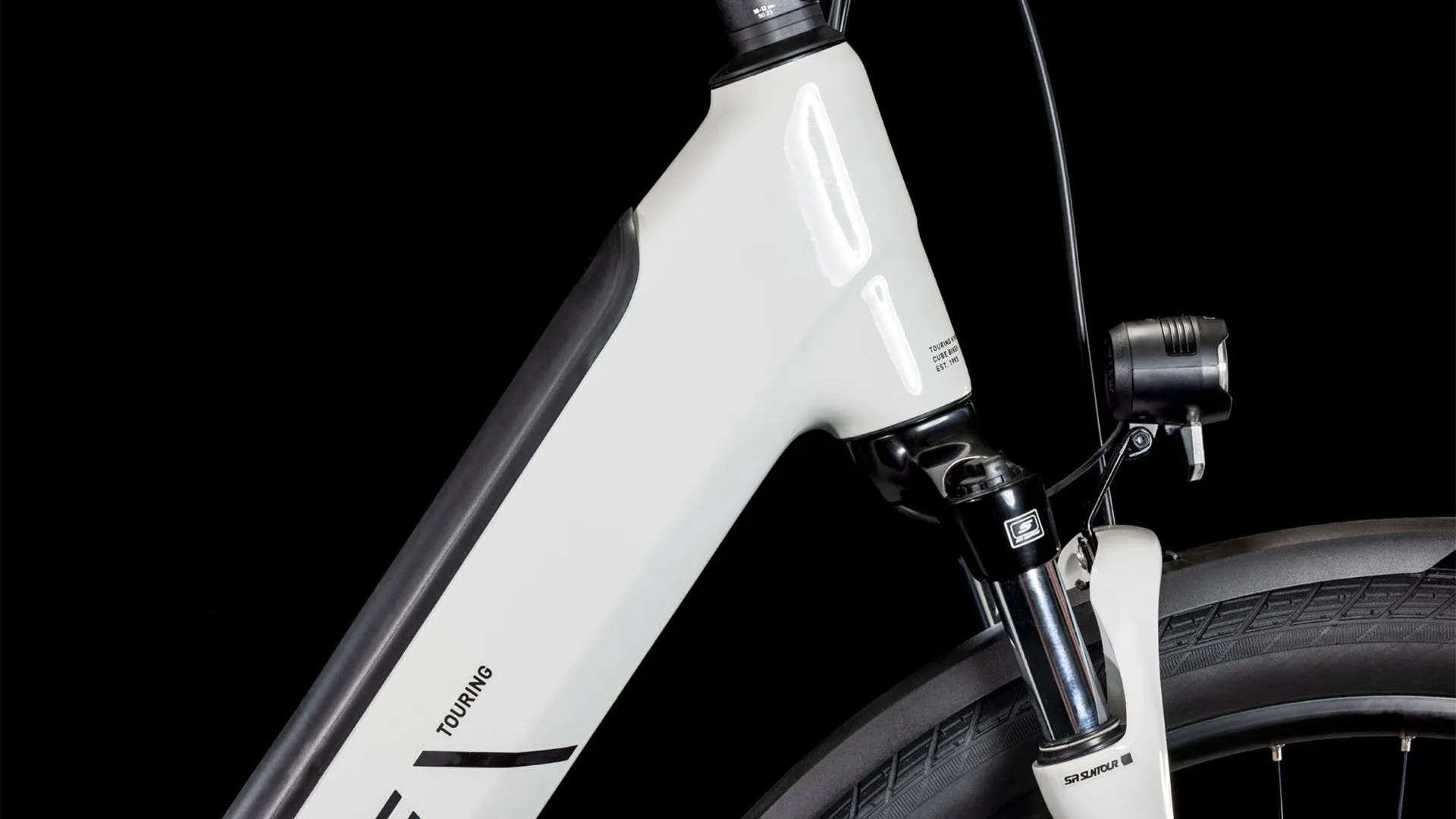 Touring Hybrid One 500 Easy Entry Electric Bike Grey Black (2025)