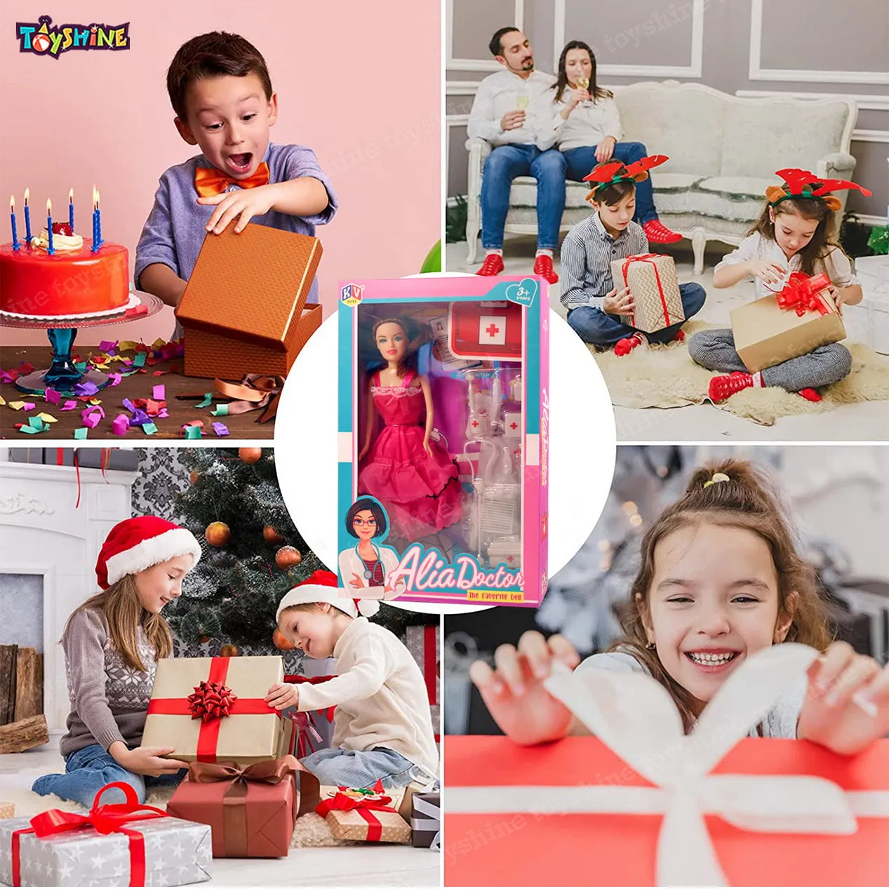 Toyshine Alia Doll with Medical equipments, Furniture & Accessories Toys for Kids Role Play Set for Age 3 