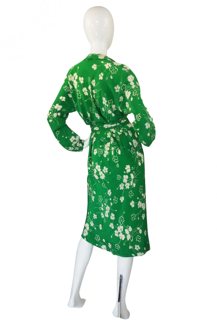 Treasure Item - Resort 1977 Halston Silk Wrap Dress