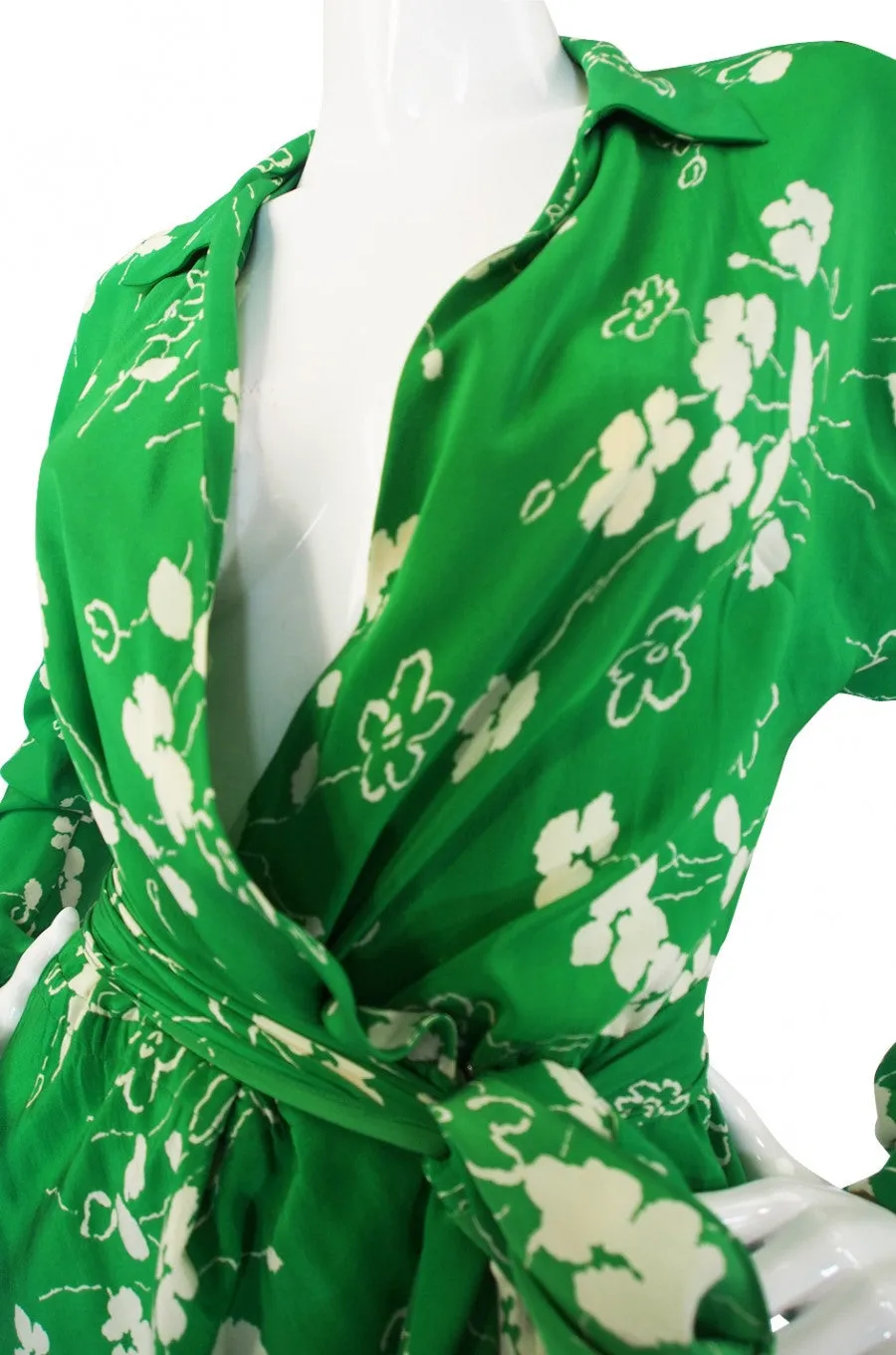 Treasure Item - Resort 1977 Halston Silk Wrap Dress