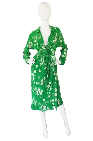 Treasure Item - Resort 1977 Halston Silk Wrap Dress