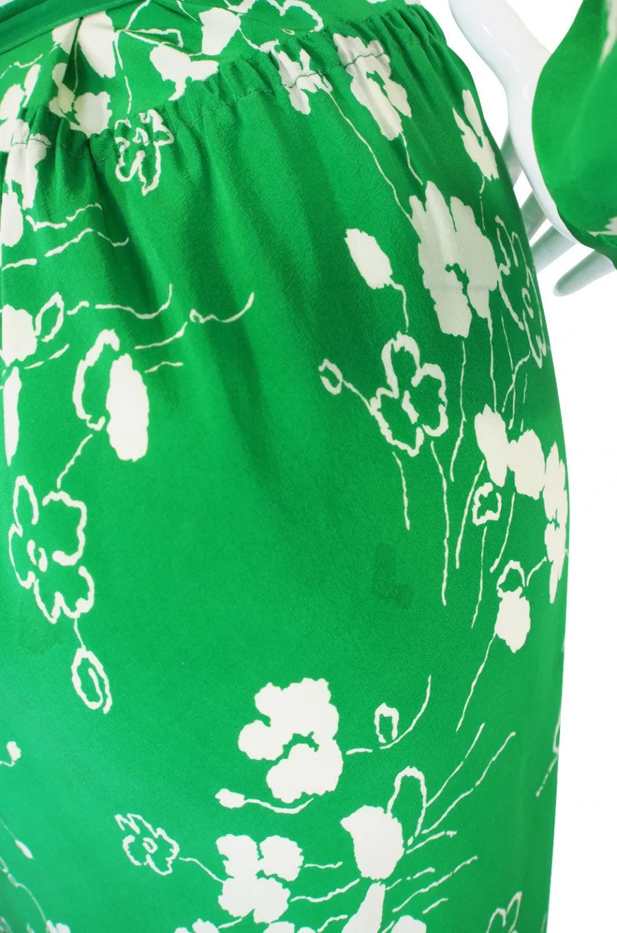 Treasure Item - Resort 1977 Halston Silk Wrap Dress
