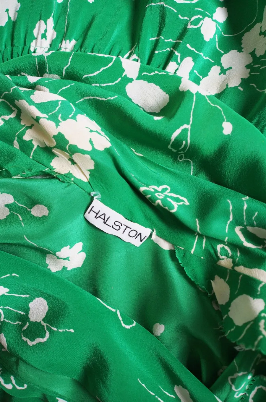 Treasure Item - Resort 1977 Halston Silk Wrap Dress