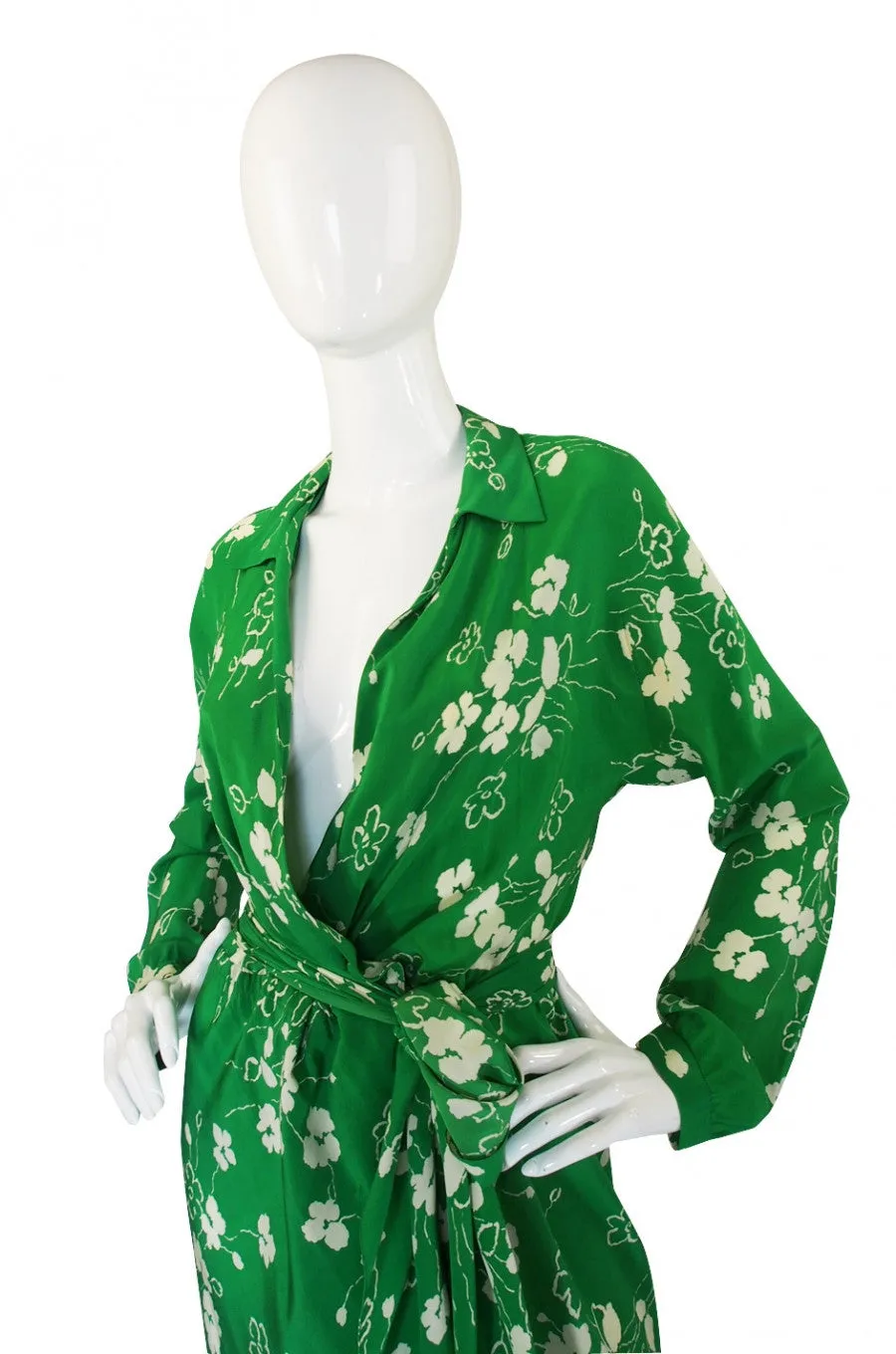 Treasure Item - Resort 1977 Halston Silk Wrap Dress