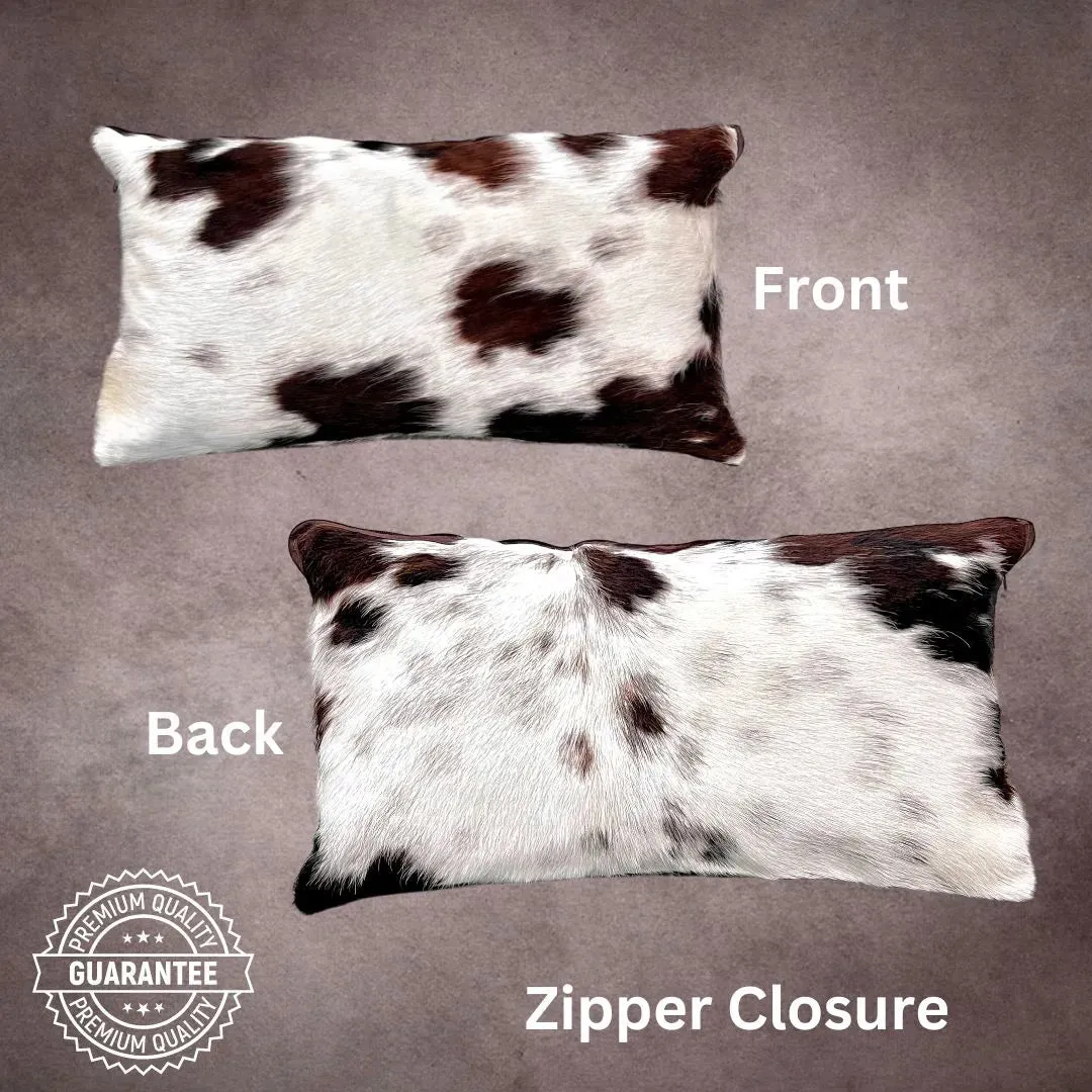 Tricolor Cowhide Pillow Cover---PL043