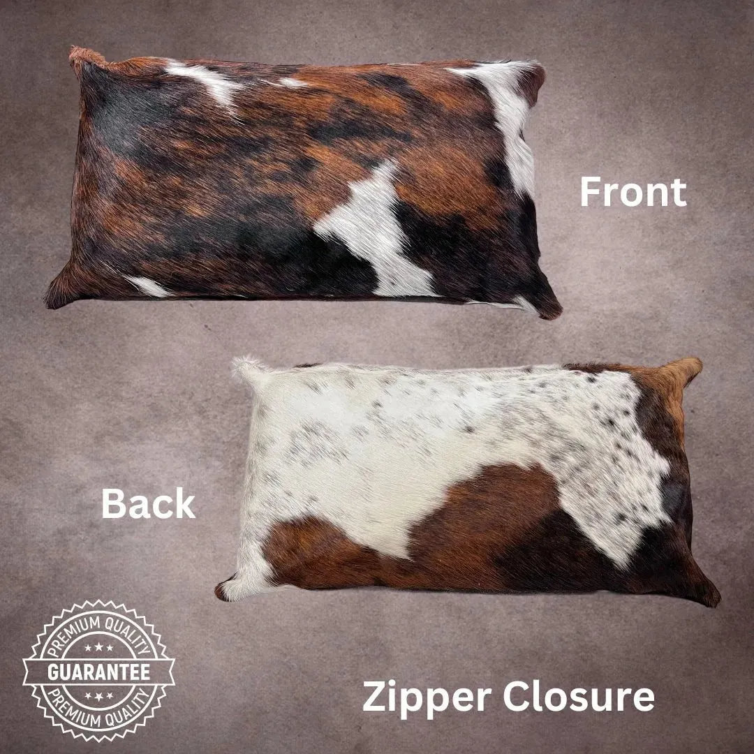 Tricolor Cowhide Pillow Cover---PL056