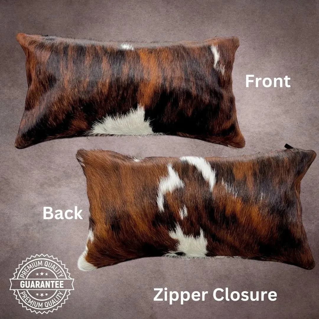 Tricolor Cowhide Pillow Cover---PL081