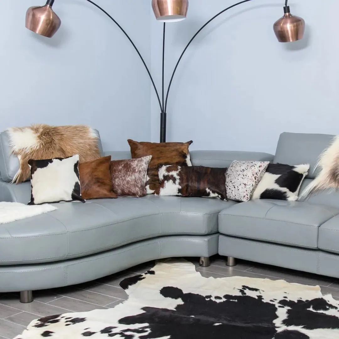 Tricolor Cowhide Pillow Cover---PL087
