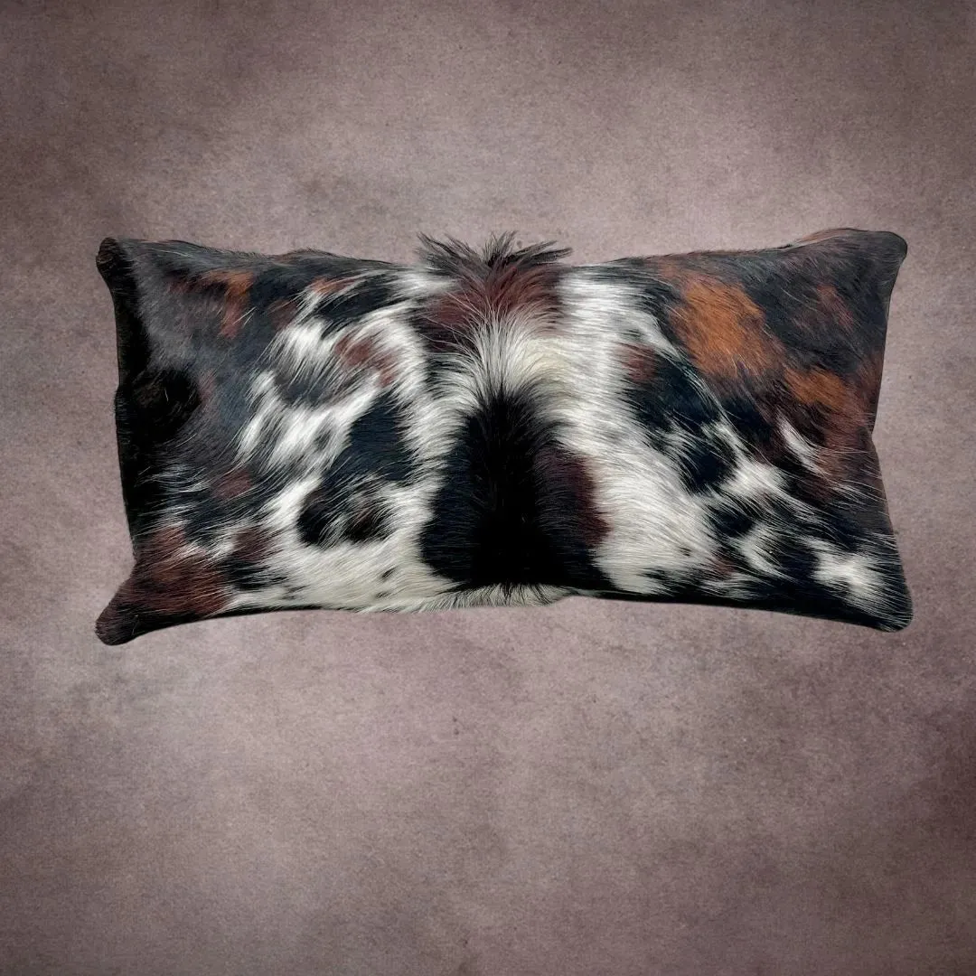 Tricolor Cowhide Pillow Cover---PL087