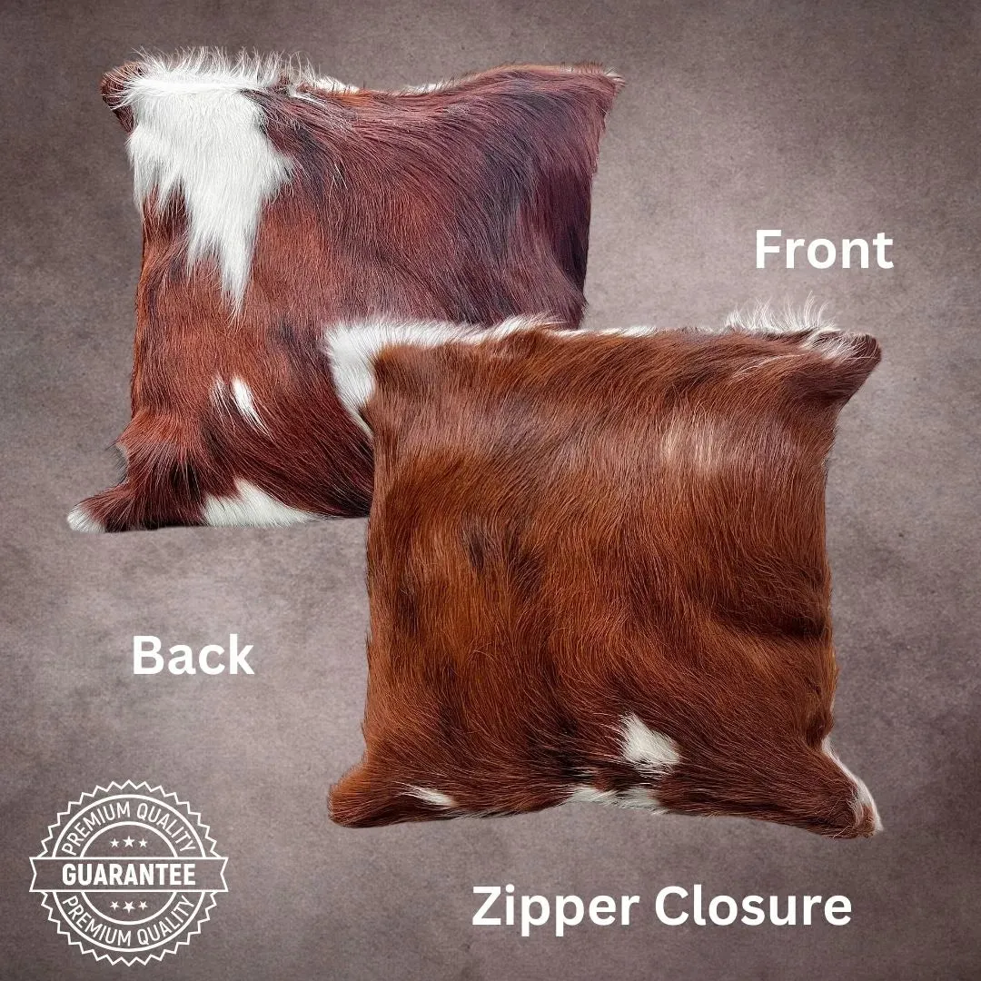 Tricolor Cowhide Pillow Cover---PL091