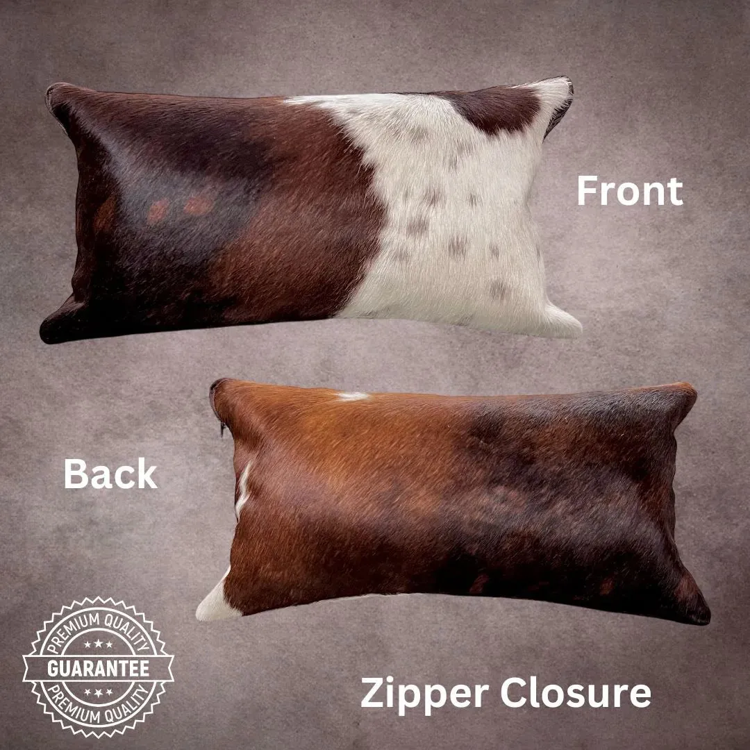 Tricolor Cowhide Pillow Cover---PL120