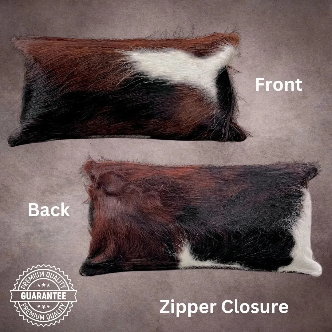 Tricolor Cowhide Pillow Cover---PL126