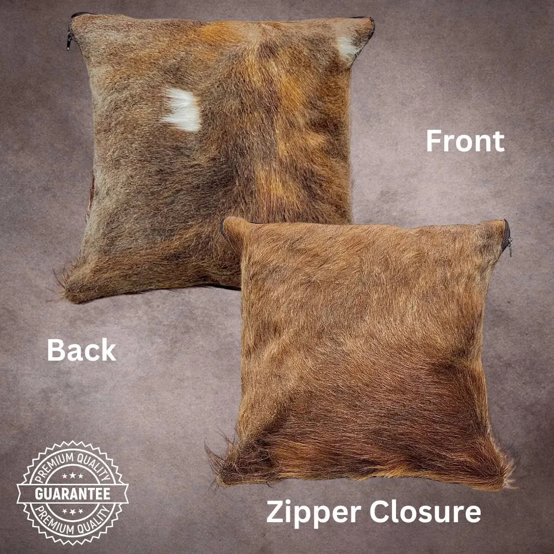 Tricolor Cowhide Pillow Cover---PL143