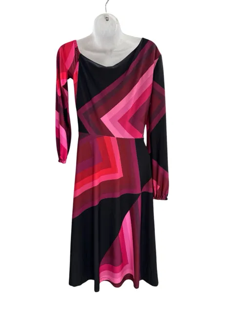 TRINA TURK Size 0 red and black Dress