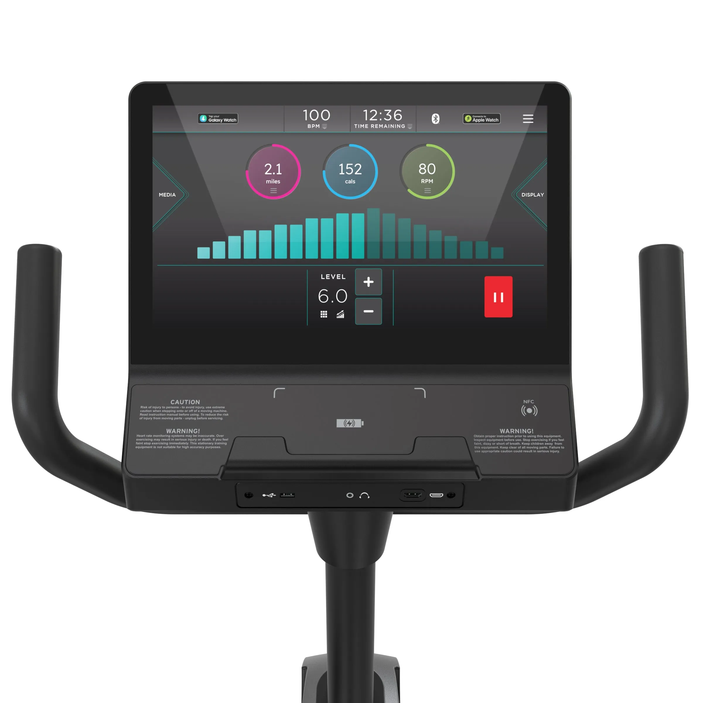 True Fitness Gravity Recumbent Bike with Unite 16 Console