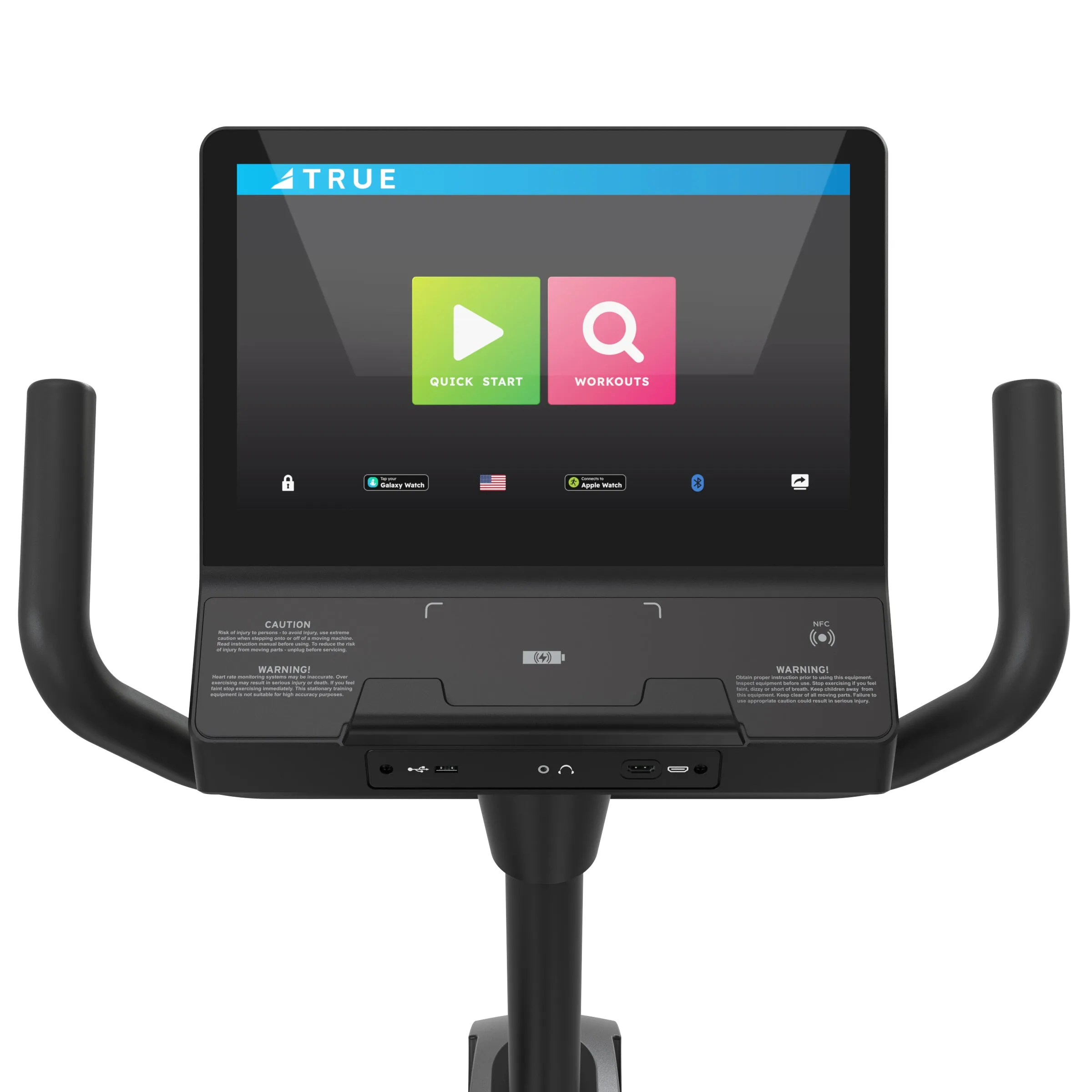 True Fitness Gravity Recumbent Bike with Unite 16 Console