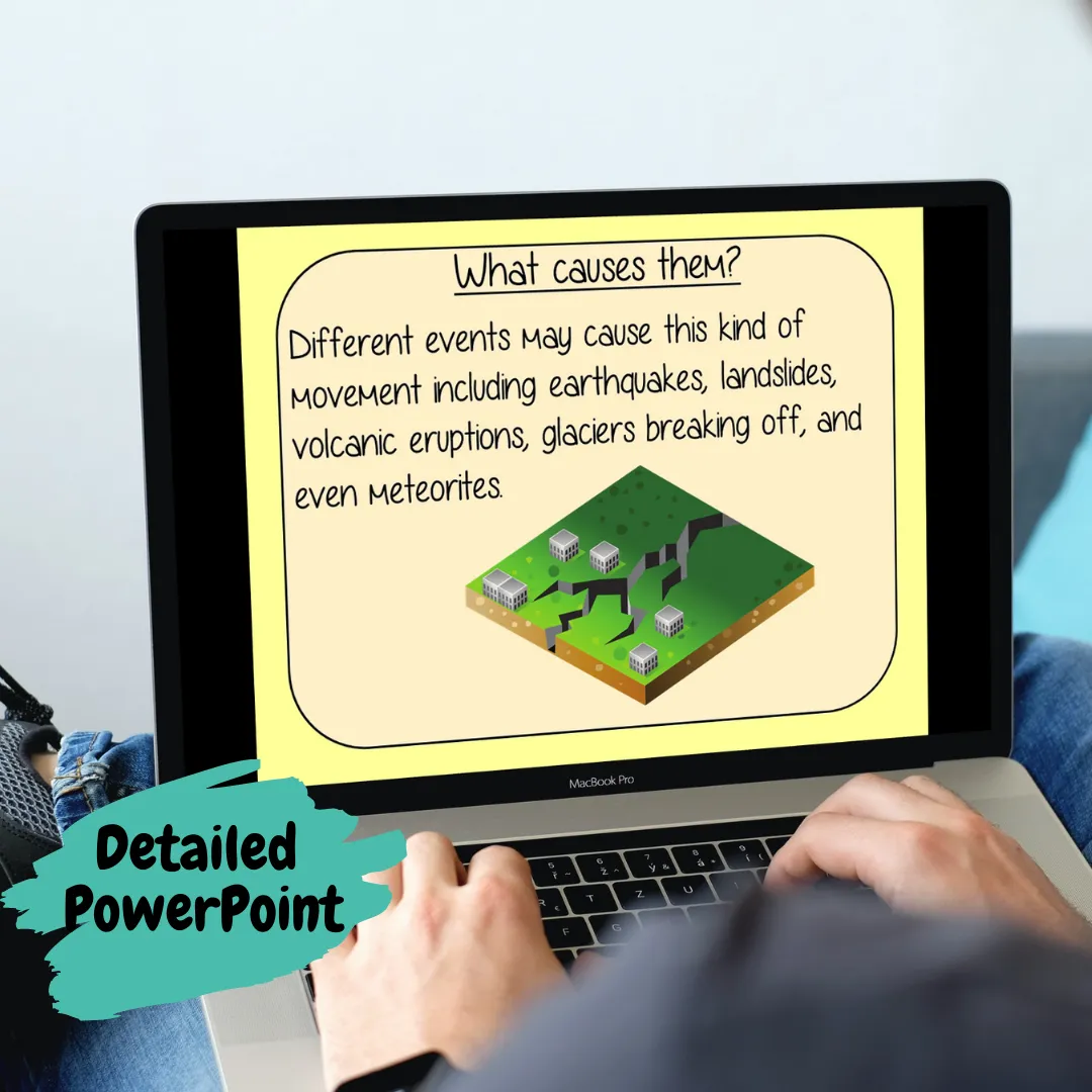 Tsunamis Science Lesson and Escape Room Bundle