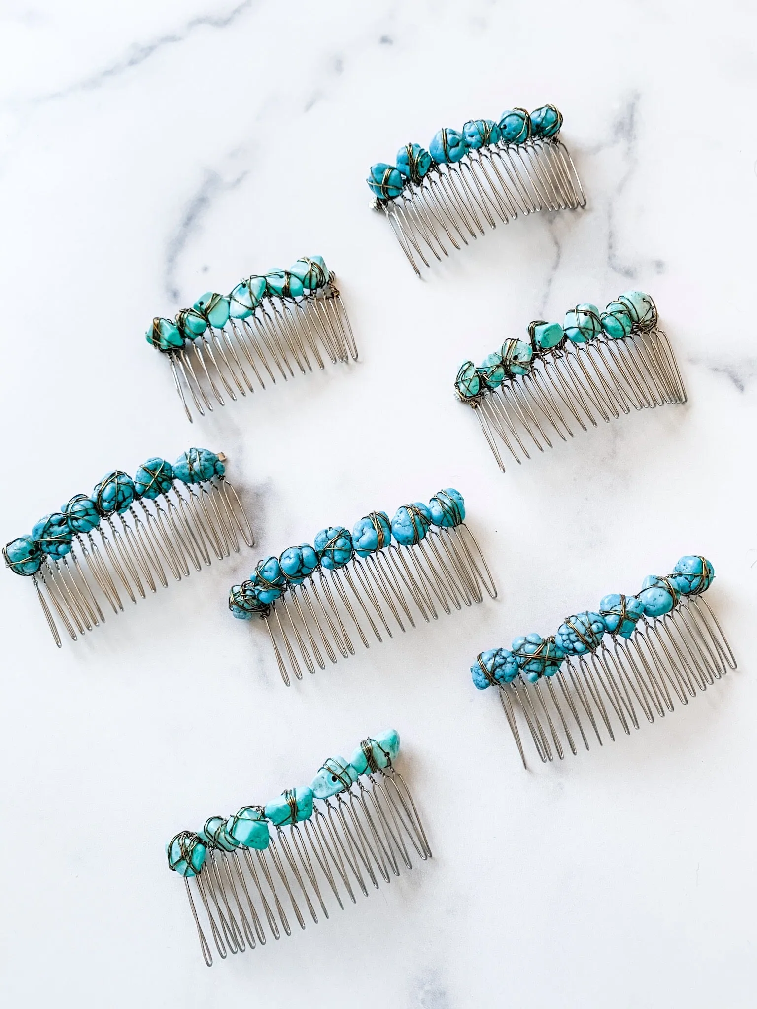 Turquoise Hair Comb