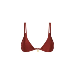 Twin Strap Bralette Bikini Top - Sweet Cinnamon