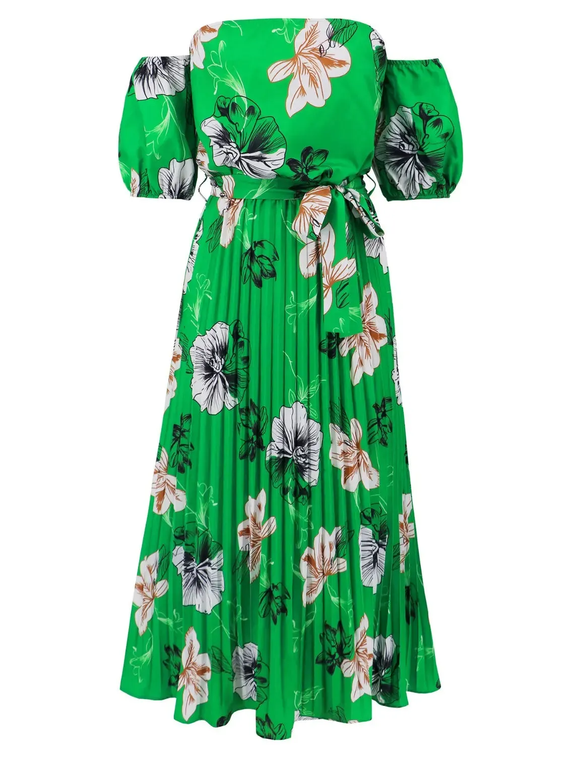 'Ulrika' Short Sleeve Midi Dress