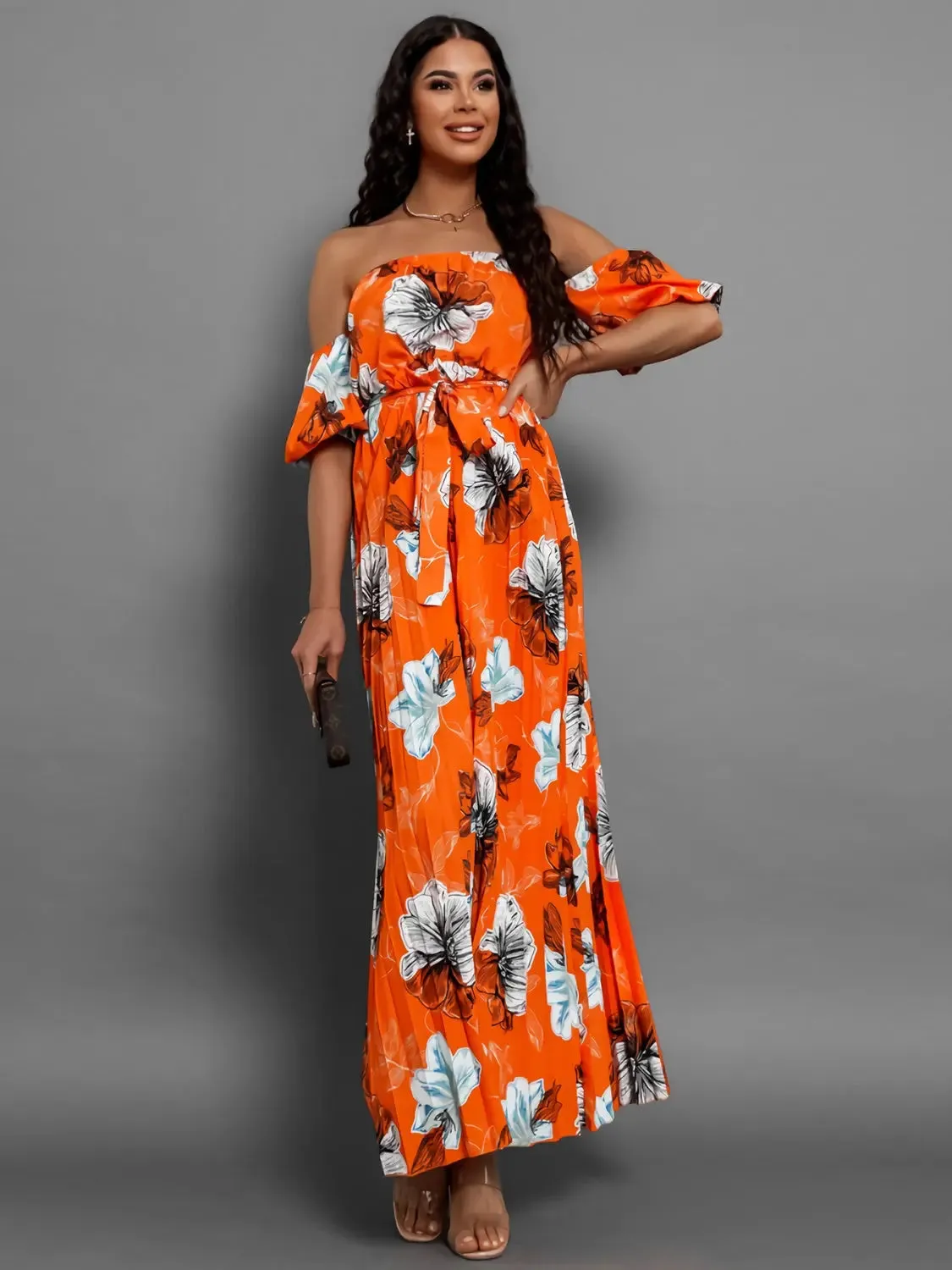 'Ulrika' Short Sleeve Midi Dress