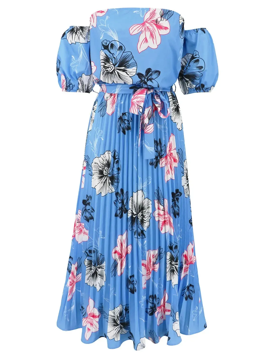 'Ulrika' Short Sleeve Midi Dress