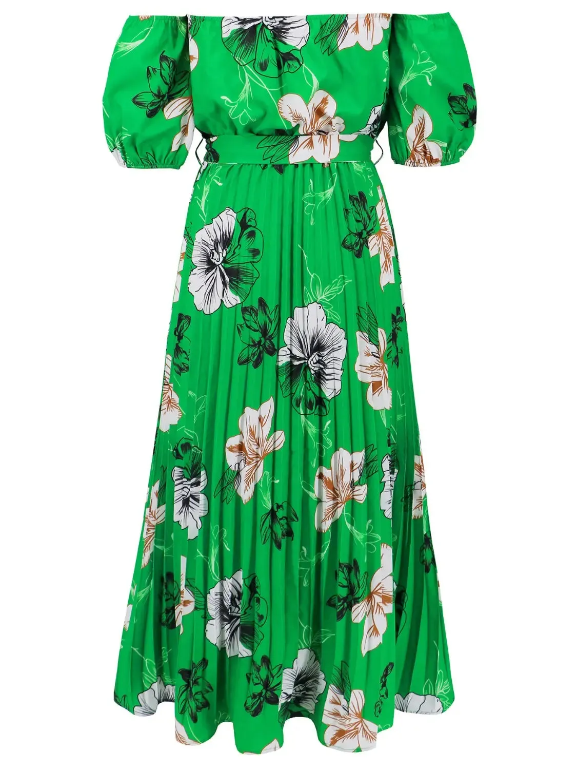 'Ulrika' Short Sleeve Midi Dress