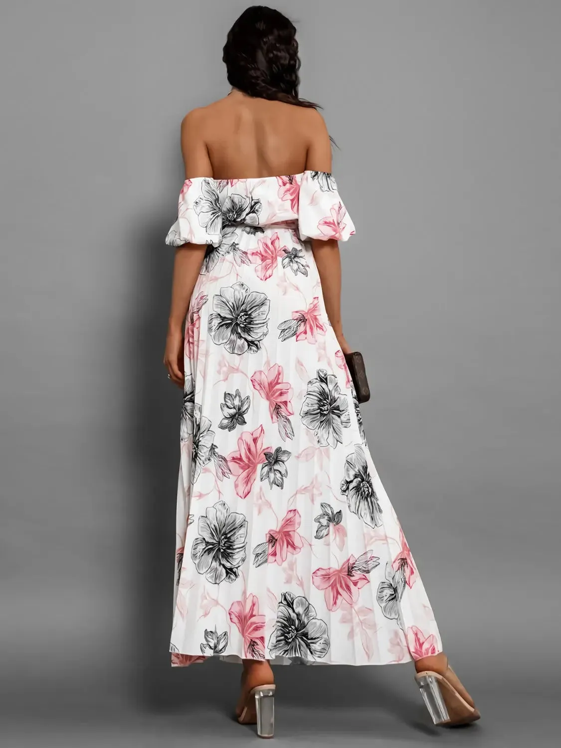 'Ulrika' Short Sleeve Midi Dress