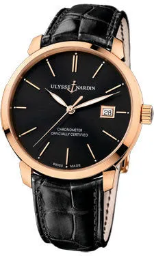 Ulysse Nardin - Classico Automatic - Rose Gold - Leather Strap