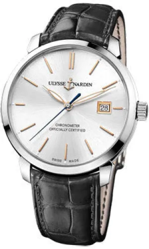 Ulysse Nardin - Classico Automatic - Stainless Steel - Leather Strap