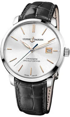 Ulysse Nardin - Classico Automatic - Stainless Steel - Leather Strap