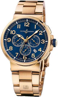 Ulysse Nardin - Marine Chronograph Manufacture - Rose Gold