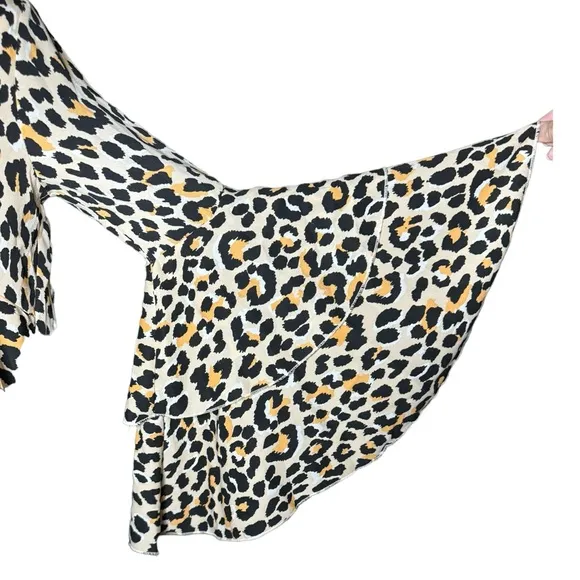 Umgee NWT Leopard Print Boho Mini Dress