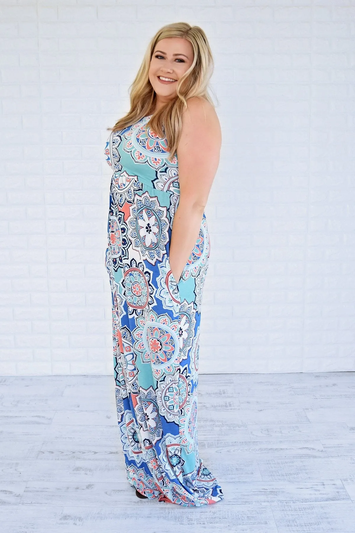 Unforgettably Yours Maxi Dress ~ Blue