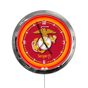 United States Marine Corps 16in LED Wall Clock*