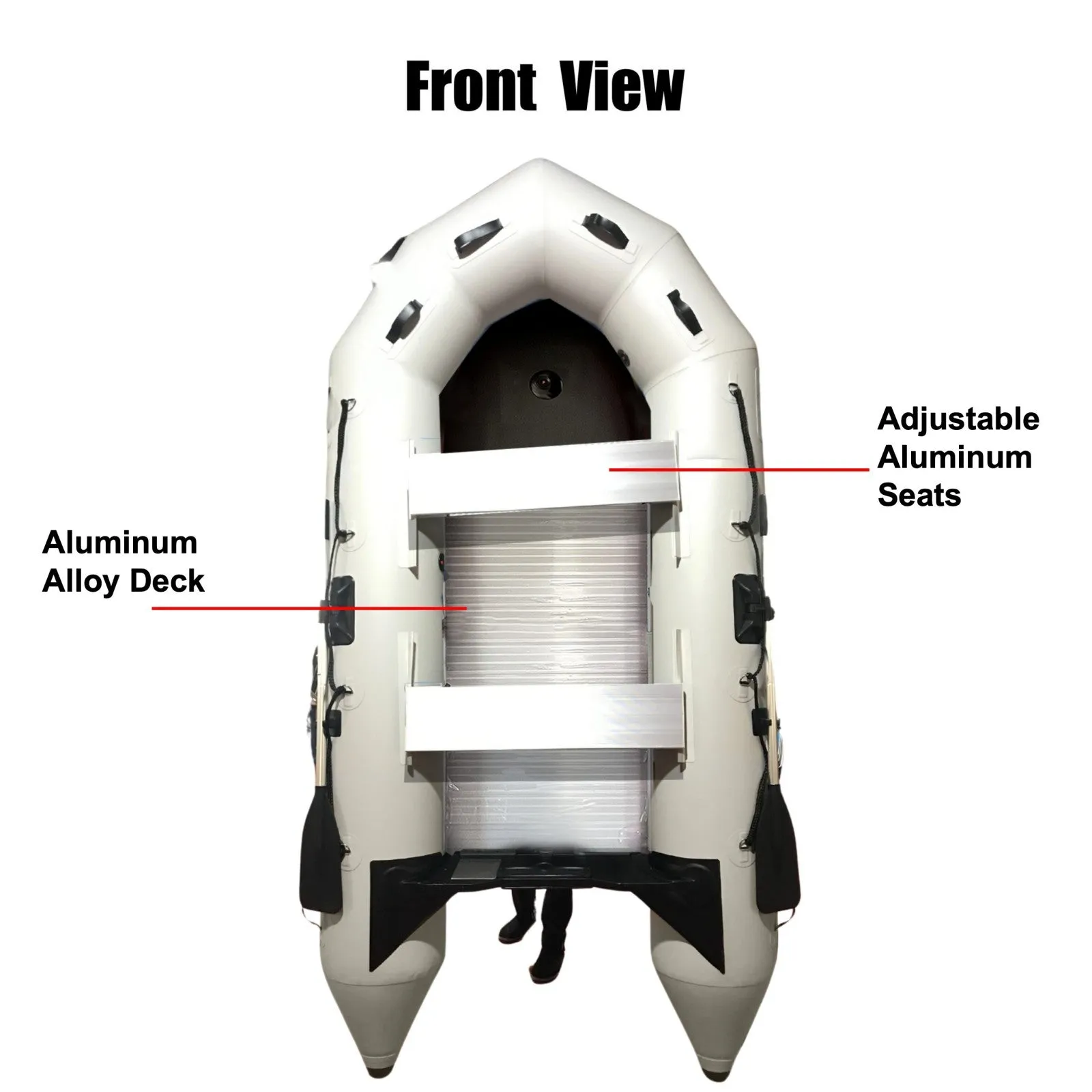 Upgraded Inflatable Assault Boat with Aluminum Alloy Deck Stability, Durability, and Versatility Redefined