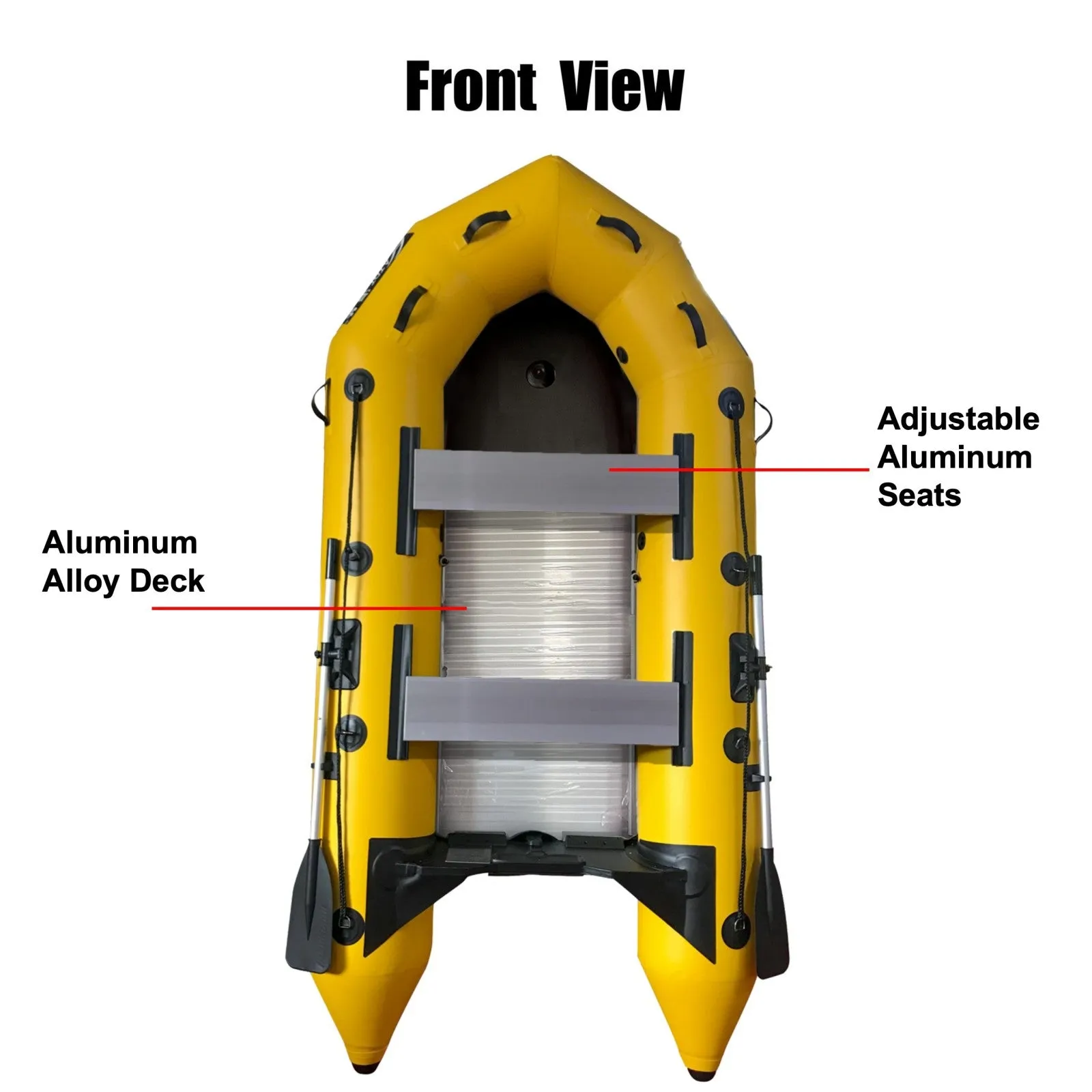 Upgraded Inflatable Assault Boat with Aluminum Alloy Deck Stability, Durability, and Versatility Redefined