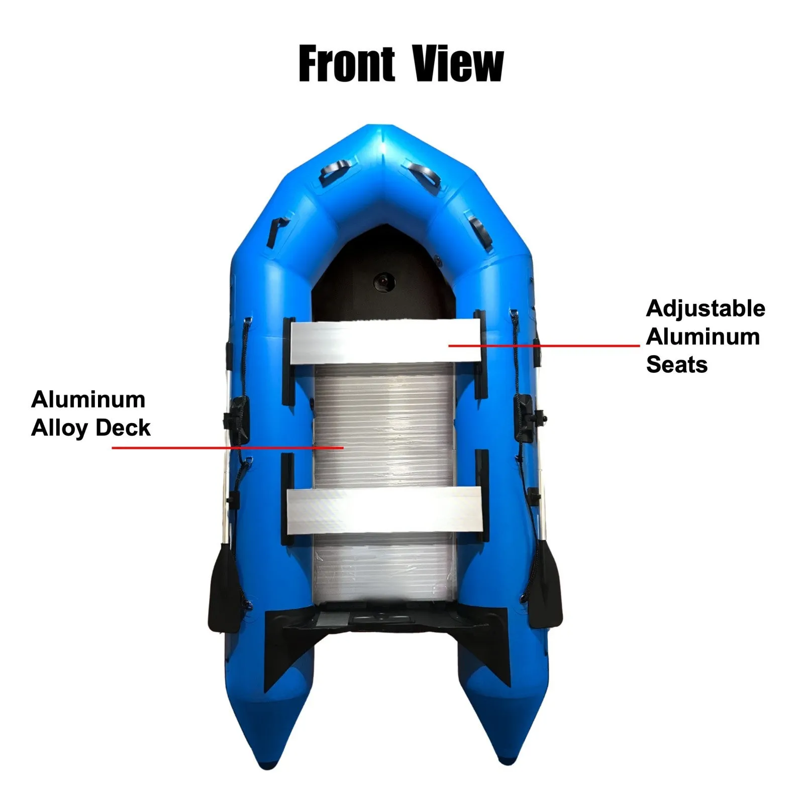 Upgraded Inflatable Assault Boat with Aluminum Alloy Deck Stability, Durability, and Versatility Redefined