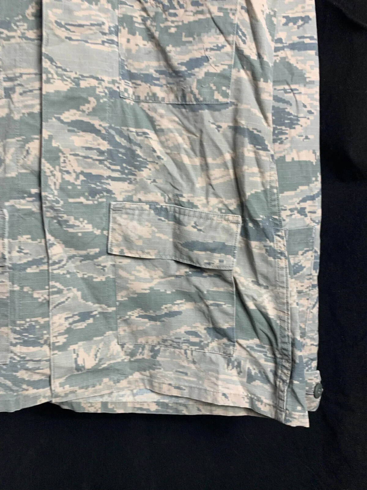 US Air Force Issue ACU Digicam Digital Camouflage Ripstop Shirt - 34" Large